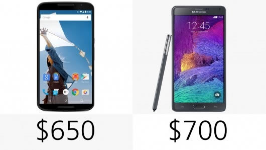 ȸ Nexus 6  Galaxy Note 4 Լ۱ϸ