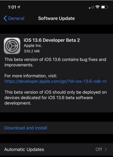 iOS13.6Beta2 iOS13.6Beta2ݼ취